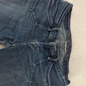 Abercrombie and Fitch jeans.